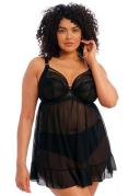 Elomi Priya Underwired Babydoll - Black - 12HH Black