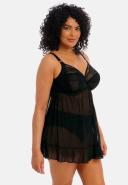 Elomi Priya Underwired Babydoll - Black - 14G Black