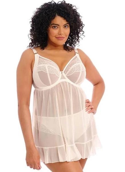 Elomi Priya Underwired Babydoll - Vanilla - 20GG Vanilla