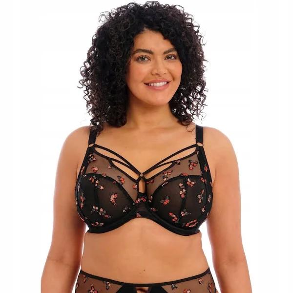 Elomi Sachi Plunge Bra Black Butterfly