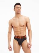 Embossed Icon Cotton Hip Brief Black 2XS