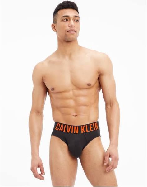 Embossed Icon Cotton Hip Brief Black 2XS
