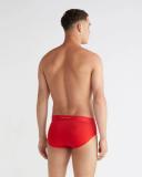 Embossed Icon Holiday Micro Hip Brief Red S