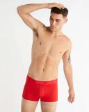 Embossed Icon Holiday Micro Low Rise Trunk Red L