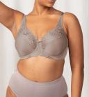 Embroidered Minimiser Bra in Grey - 20DD - Triumph