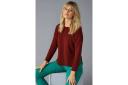 Emerge Merino Rib Boatneck Sweater Mahogany - M