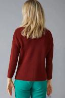 Emerge Merino Rib Boatneck Sweater - Navy - Womens - Size L - Ezibuy
