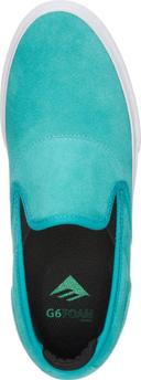 Emerica Mens Skate Shoes Wino G6 Slip-on Aqua