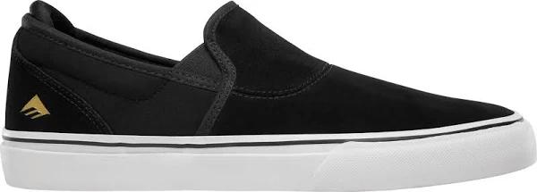 Emerica Shoes Wino G6 Slip On (black/white/gold)
