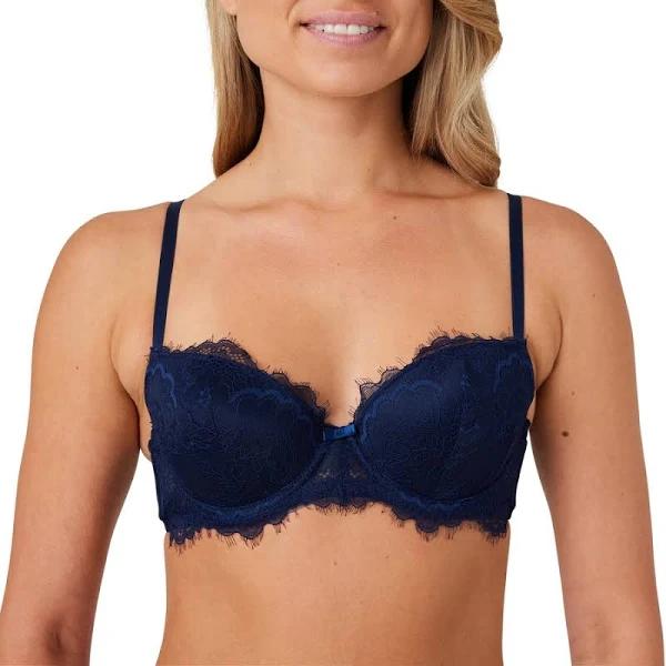 Emerson Intimates Women's Balconette Bra - Navy - Size 16D