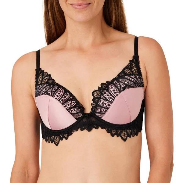 https://buywisely.com.au/_next/image?url=%2Fimages%2Femerson-women-s-satin-lace-push-up-bra-rose-pink-black-size-12c.webp&w=1080&q=75