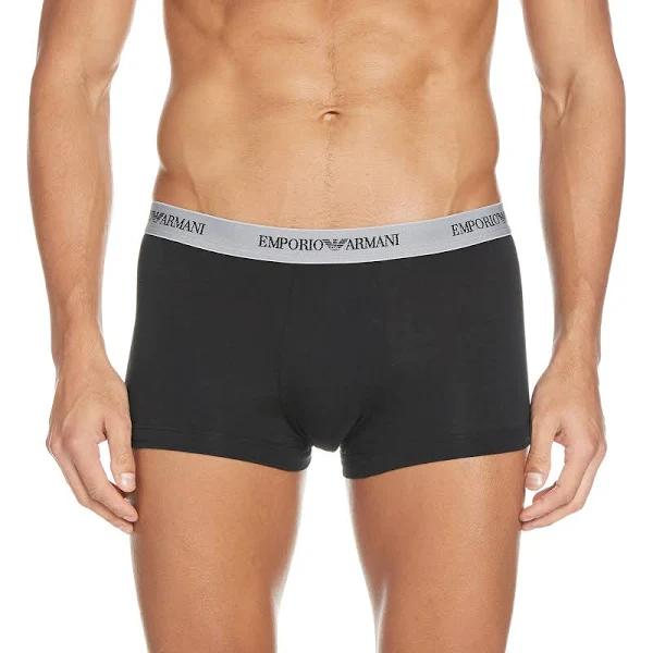 Emporio Armani Black Cotton Underwear