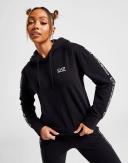 Emporio Armani EA7 Overhead Hooded Tape Tracksuit - Black - XXS