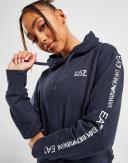 Emporio Armani EA7 Overhead Hooded Tape Tracksuit - Blue - XS