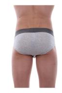 Emporio Armani Melange Stretch Cotton Brief Grey