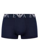 Emporio Armani Men's 3-Pack Bold Monogram Trunks - Marine/Pewter/Iron - S