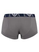 Emporio Armani Men's 3-Pack Bold Monogram Trunks - Marine/Pewter/Iron - S