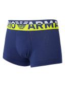 Emporio Armani Organic Cotton Megalogo Trunks - Navy - M