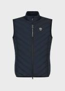Emporio Armani - Premium Shield Packable Gilet, 100% Polyester, Navy Blue, Size: XXL