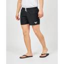 Emporio Armani Recycled Fabric Swim Shorts With Drawstring -Black 56