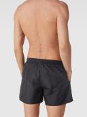 Emporio Armani Recycled Fabric Swim Shorts With Drawstring -Black 56