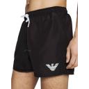 Emporio Armani Recycled Fabric Swim Shorts With Drawstring -Black 56
