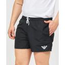 Emporio Armani Recycled Fabric Swim Shorts With Drawstring -Black 56