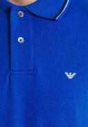 Emporio Armani Short Sleeved Polo T Shirt Blue
