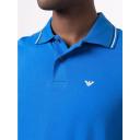 Emporio Armani Short Sleeved Polo T Shirt Blue