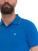 Emporio Armani Short Sleeved Polo T Shirt Blue