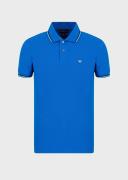 Emporio Armani Short Sleeved Polo T Shirt Blue