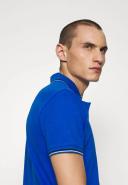 Emporio Armani Short Sleeved Polo T Shirt Blue