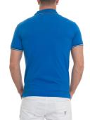 Emporio Armani Short Sleeved Polo T Shirt Blue