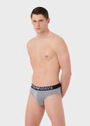 Emporio Armani - Soft Modal Briefs, 90% Modal 10% Elastane, Gray, Size: L