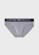Emporio Armani - Soft Modal Briefs, 90% Modal 10% Elastane, Gray, Size: L