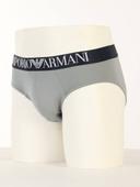 Emporio Armani - Soft Modal Briefs, 90% Modal 10% Elastane, Gray, Size: L