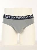 Emporio Armani - Soft Modal Briefs, 90% Modal 10% Elastane, Gray, Size: L