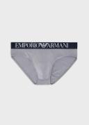 Emporio Armani - Soft Modal Briefs, 90% Modal 10% Elastane, Gray, Size: XL