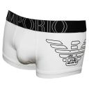 Emporio Armani Stretch Cotton Eagle Trunk White