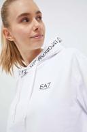 Emporio Armani - Stretch Cotton Tracksuit, 94% Cotton 6% Elastane, White 1, Size: S