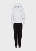 Emporio Armani - Stretch Cotton Tracksuit, 94% Cotton 6% Elastane, White 1, Size: XXL