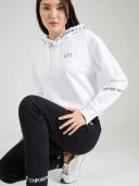 Emporio Armani - Stretch Cotton Tracksuit, 94% Cotton 6% Elastane, White 1, Size: XXS