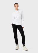 Emporio Armani - Stretch Cotton Tracksuit, 94% Cotton 6% Elastane, White, Size: S