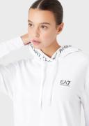 Emporio Armani - Stretch Cotton Tracksuit, 94% Cotton 6% Elastane, White, Size: S