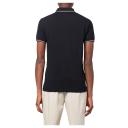 Emporio Armani Stretch Pique Polo Shirt - Blue Navy - 8N1FB4-1JPTZ Co