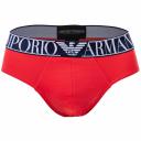 Emporio Armani - Two-Pack of Endurance Logo Briefs, 95% Cotton 5% Elastane, Blue, Size: L