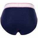 Emporio Armani - Two-Pack of Endurance Logo Briefs, 95% Cotton 5% Elastane, Blue, Size: L