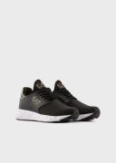 Emporio Armani - Ultimate C2 Kombat Sneakers, 100% Polyester, Black Logo, Size: 8