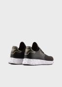 Emporio Armani - Ultimate C2 Kombat Sneakers, 100% Polyester, Black Logo, Size: 8