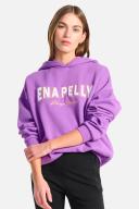 Ena Pelly Austin Collegiate Hooded Sweater - Meadow Violet 12